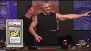 (ВИДЕО+ФОТО) Најмногу во историјата – Логан Пол на аукција продал ретка картичка „Покемон“ за рекордни 16,49 милиони долари