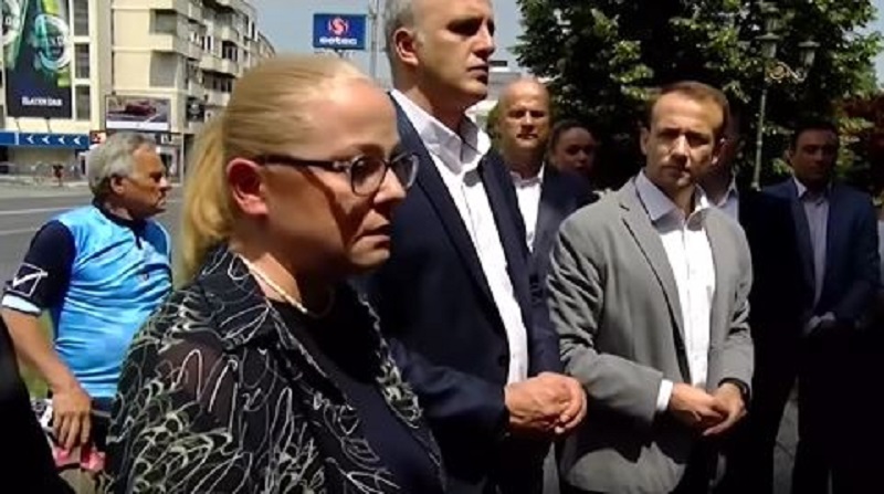 Трендафилов објави видео од Дафина Стојаноска како дава поддршка на штрајкот на ССМ во 2022 г.