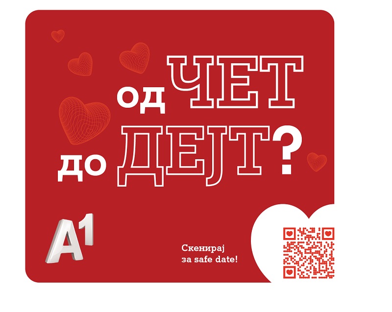 Овој Валентајн A1 Македонија и 6 скопски кафулиња ја отворија темата за safe dating