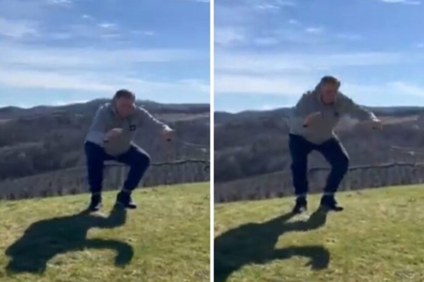 (Видео) Лидерот на СНСД, Додик, со чучњеви во природа: „Никогаш во подобра форма“