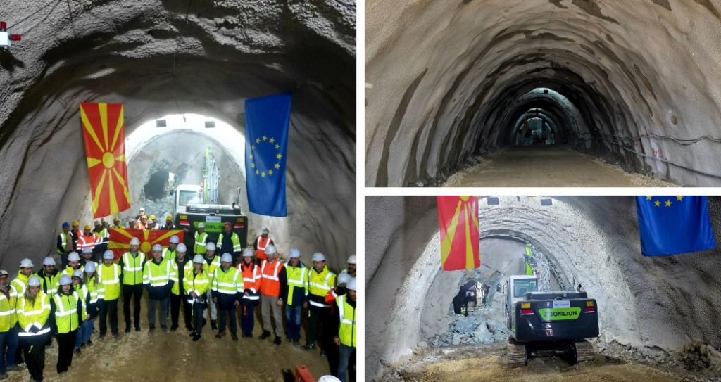 Пробиен последниот тунел од пругата кон Бугарија