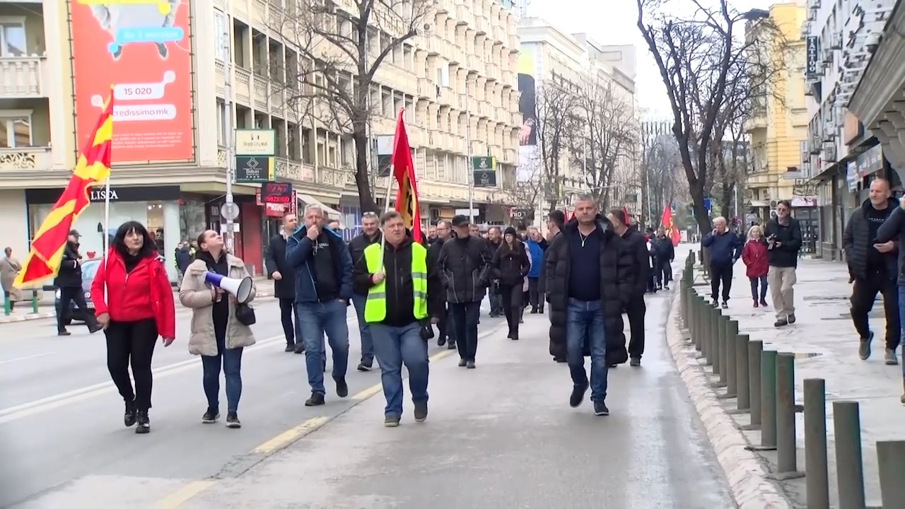 Синдикатите утре на протест ќе ја блокираат владата – во меѓувреме го подготвуваат генералниот штрајк