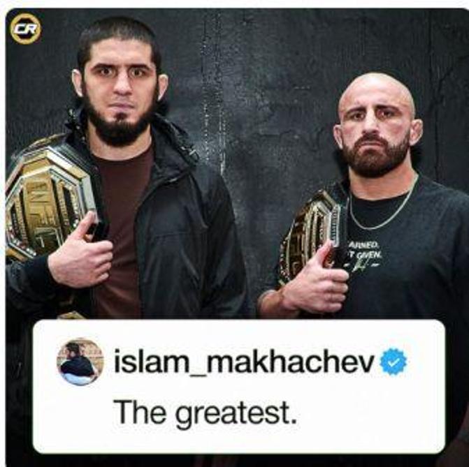 Махачев со честитки до Волкановски: Најголемиот!