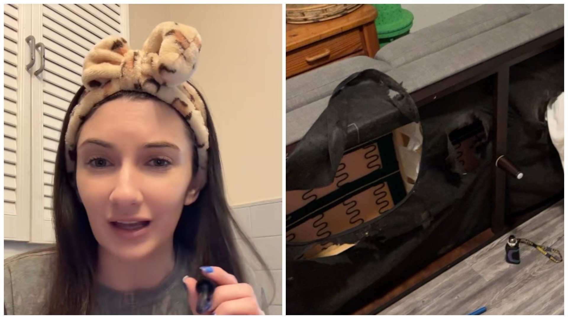 Купила половен кауч - Стана хит на социјалните мрежи поради тоа што го најде во него (видео)