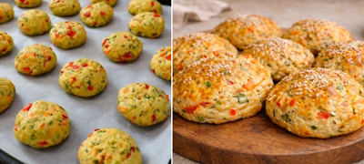 Рецепт за меки, шарени земички – идеални за појадок или вечера