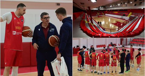 ФОТО: Берокал во реновираната „Градски парк“ го одржа првиот тренинг во Македонија