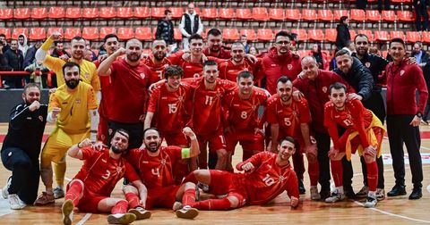Втор триумф на македонските футсалци против Австрија