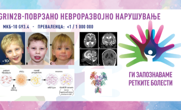 Ги запознаваме ретките болести: GRIN2B-ПОВРЗАНО НЕВРОРАЗВОЈНО НАРУШУВАЊЕ