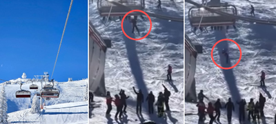 Вознемирувачко видео: Дете падна од жичница на Јахорина во Босна – скијачите не успеаја да го фатат, има скршеници