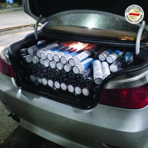 ВИДЕО: Спречен шверц на 4.800 никотински кесички со вредност од 1,2 милион денари