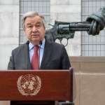 Војната останува дамка на нашата колективна совест, вели Гутереш