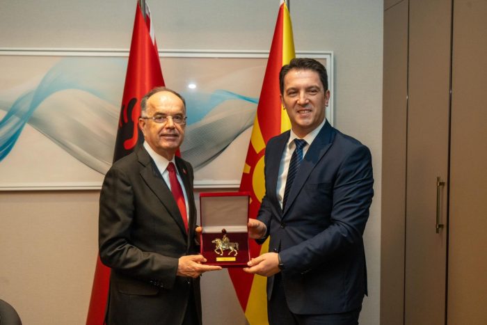 Сали се сретна со претседателот на Република Албанија, Бајрам Бегај