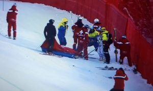 Кошмар: Тежок пад на Линдзи Вон на спустот на ЗОИ