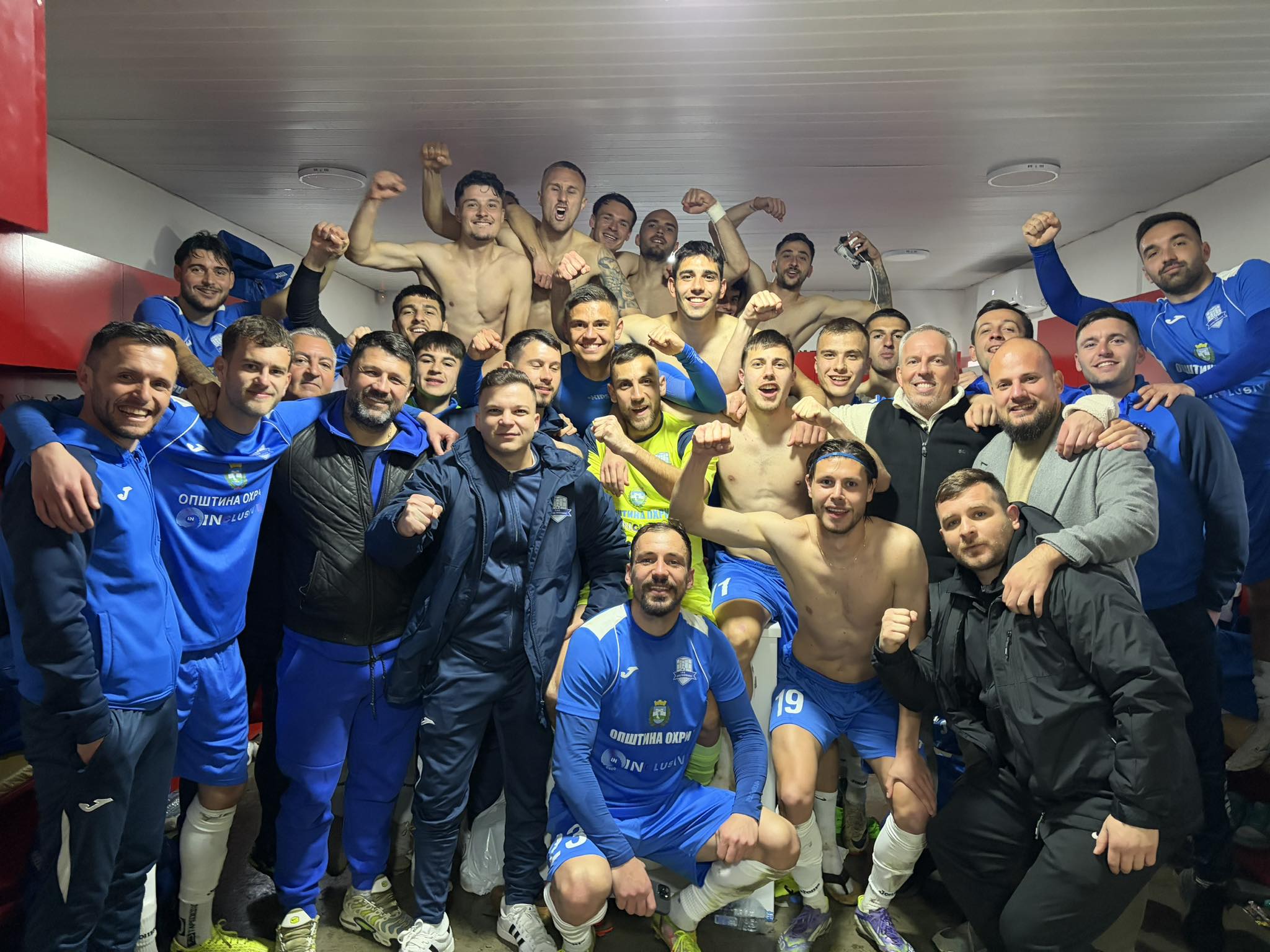 Охрид го победи Вардар и испрати порака од соблекувалната (Фото)