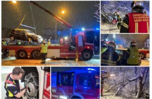 Силна снежна бура ја парализира Австрија: Автобус затрупан од лавина, привремено стопирани се летови во Виена