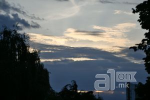 И денеска и во следнате денови облачно со дожд