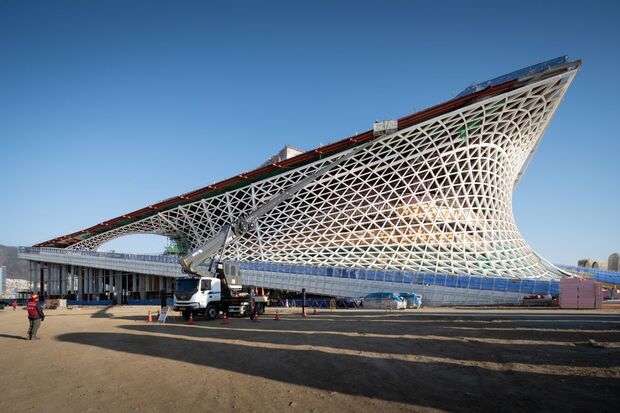 Први фотографии од градилиштето на оперската куќа на Snøhettа во Јужна Кореја