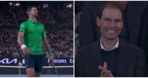 Шеговитиот Ѓоковиќ кон Надал: Сакаш да играме, Рафа? (ВИДЕО)