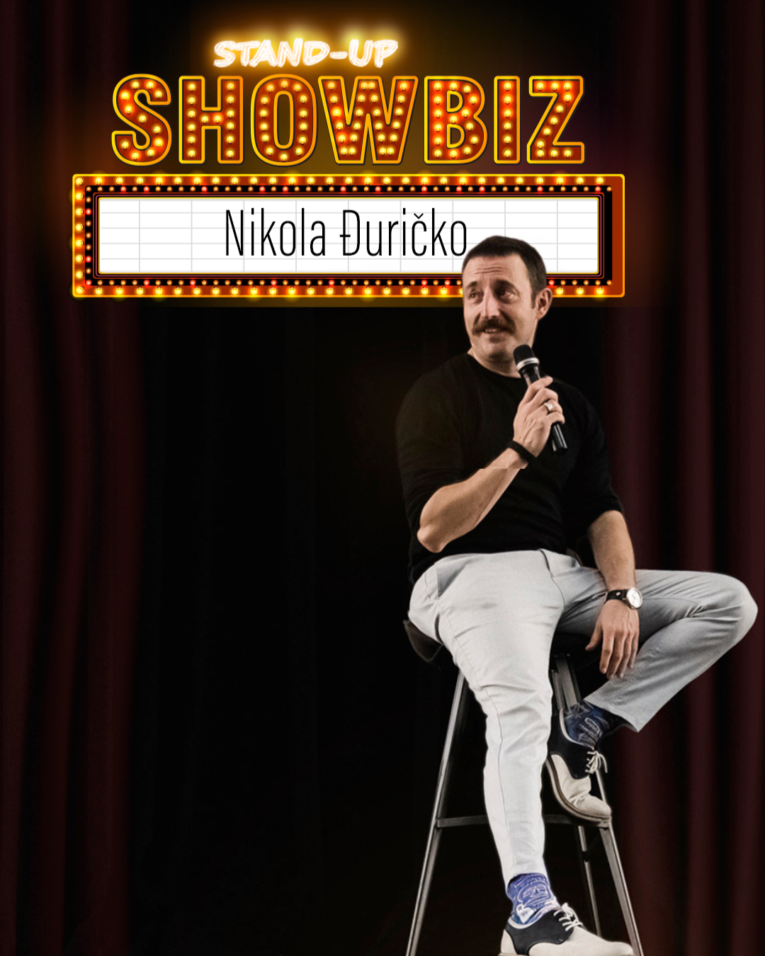 Никола Ѓуричко со стенд‑ап шоуто „Шоубиз“во МНТ 
