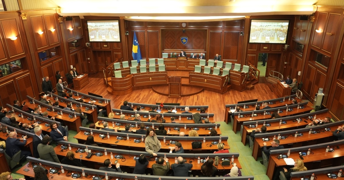 Конститутивната седница на Собранието на Косово закажана за среда