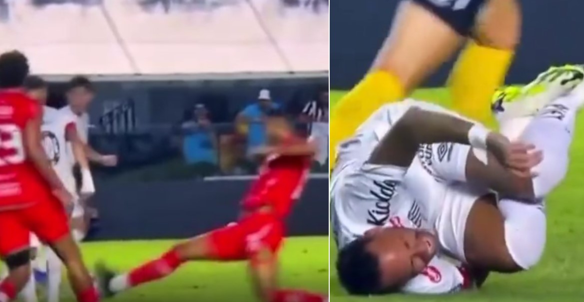 Ужасен старт: Противнички фудбалер како да сакаше да му ја заврши кариерата на Нејмар (ВИДЕО)