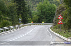 Одрон на патот Кичево-Гостивар, сообраќајот по една коловозна лента