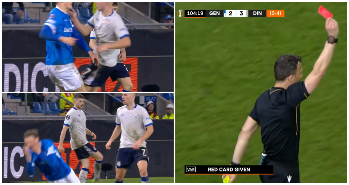 Беше херој, а потоа стана трагичар: Играч на Динамо ги загуби нервира и му удри шлаканица на противник (ВИДЕО)