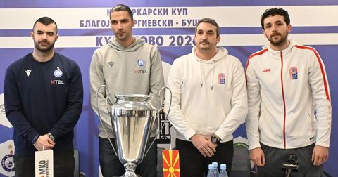 Атанасов и Стојановски: Целта е пехарот да остане во Аеродром