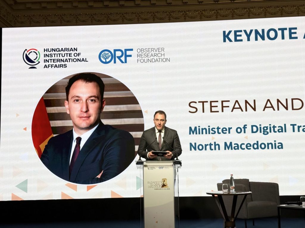 Андоновски на Глобален дијалог во Будимпешта: Сајбер-нападите врз критичната инфраструктура не се виртуелна закана, туку реален ризик