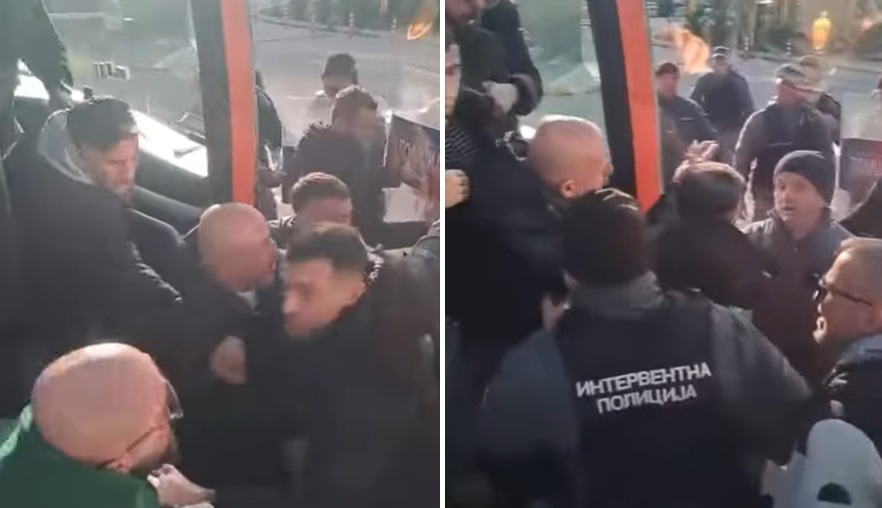 Спречен голем инцидент, управата на Башкими тргна да се тепа со специјалците на МВР! (ВИДЕО)