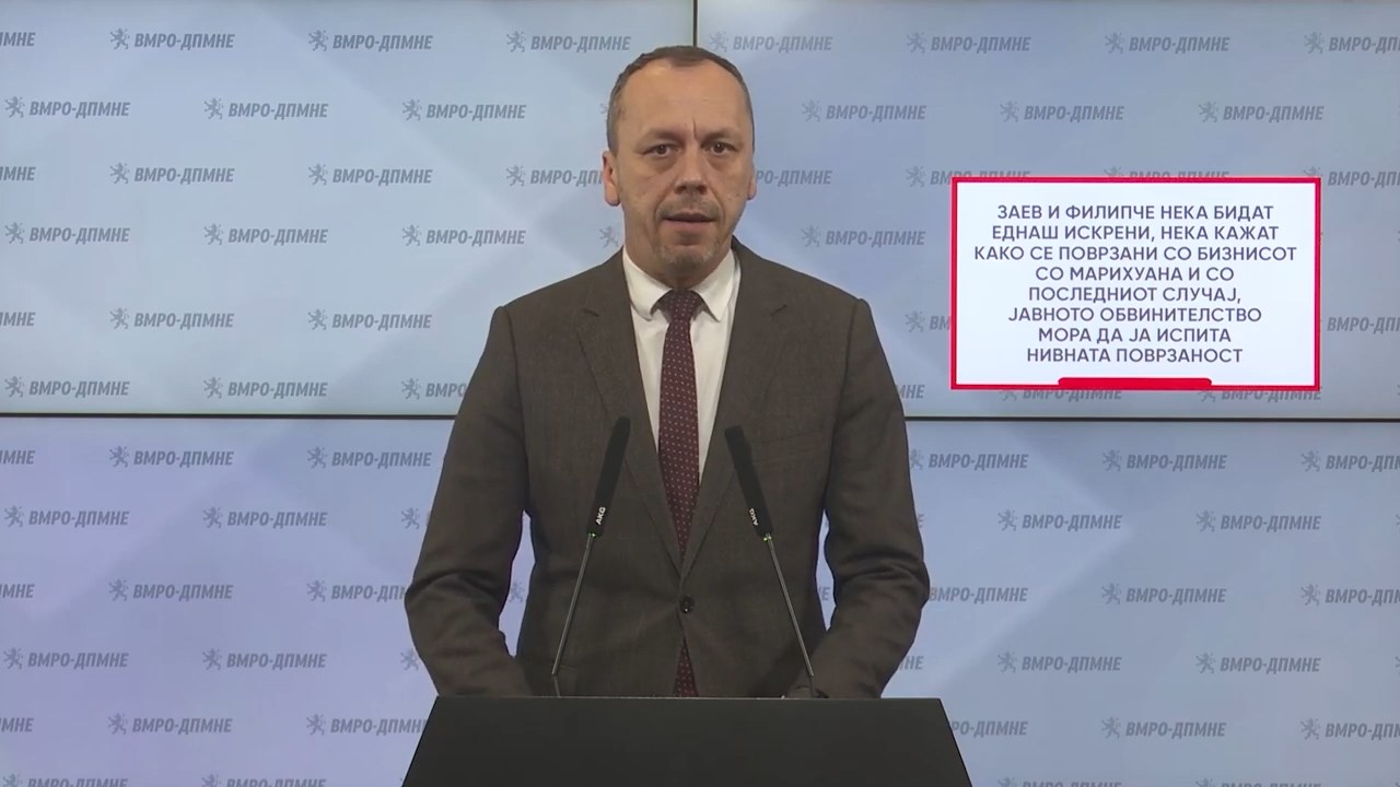 ВМРО-ДПМНЕ: Заев во одбрана на картелот, медицинската марихуана како параван за организиран криминал