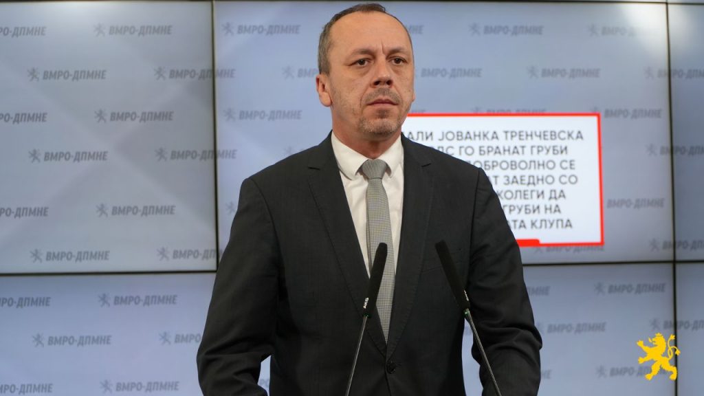 (Видео) Петрушевски: Партнерството на СДС со бегалецот од правдата Артан Груби и ДУИ излегува на површина