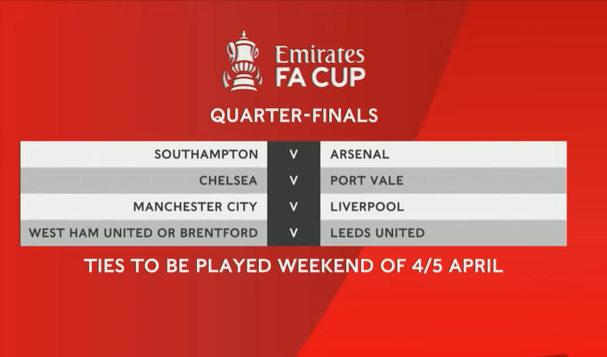 Ќе има фешта во четвртфиналето на ФА Купот, Челзи имаше најголема среќа