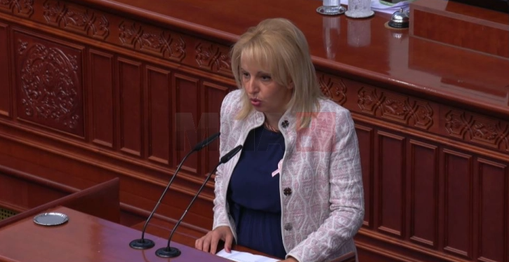 Пешевска: Иницијативата на опозицијата за воведување електронски алки за насилници е недоработена, потребен ни е сериозен пристап