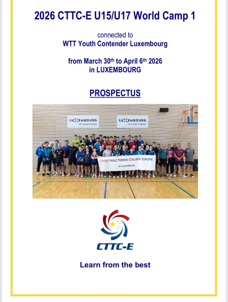 Двајца македонски пингпонгари учествуваат на тренинг камп во Луксембург