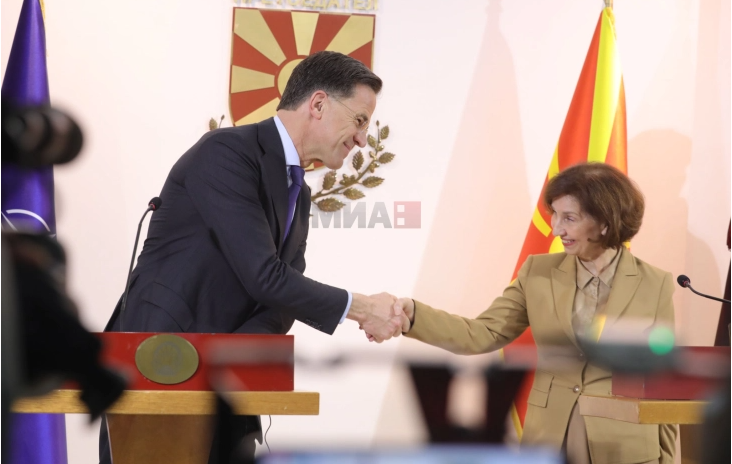 Најголема инвестиција за безбедноста е нашето и членството на Западен Балкан во ЕУ, му порача Сиљановска-Давкова на Руте