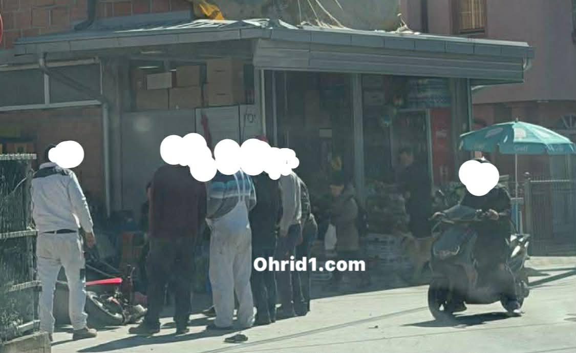 Сообраќајна незгода со мотоцикл на улицата „Абас Емин“  во Охрид