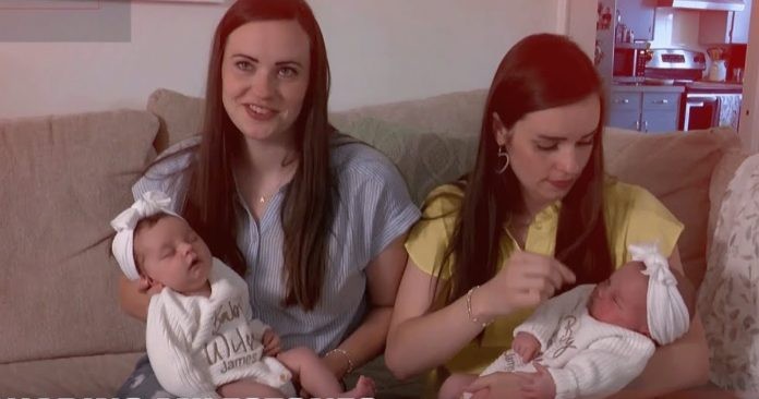 Сестри близначки станаа мајки на ќерки во рок од само неколку часа една од друга