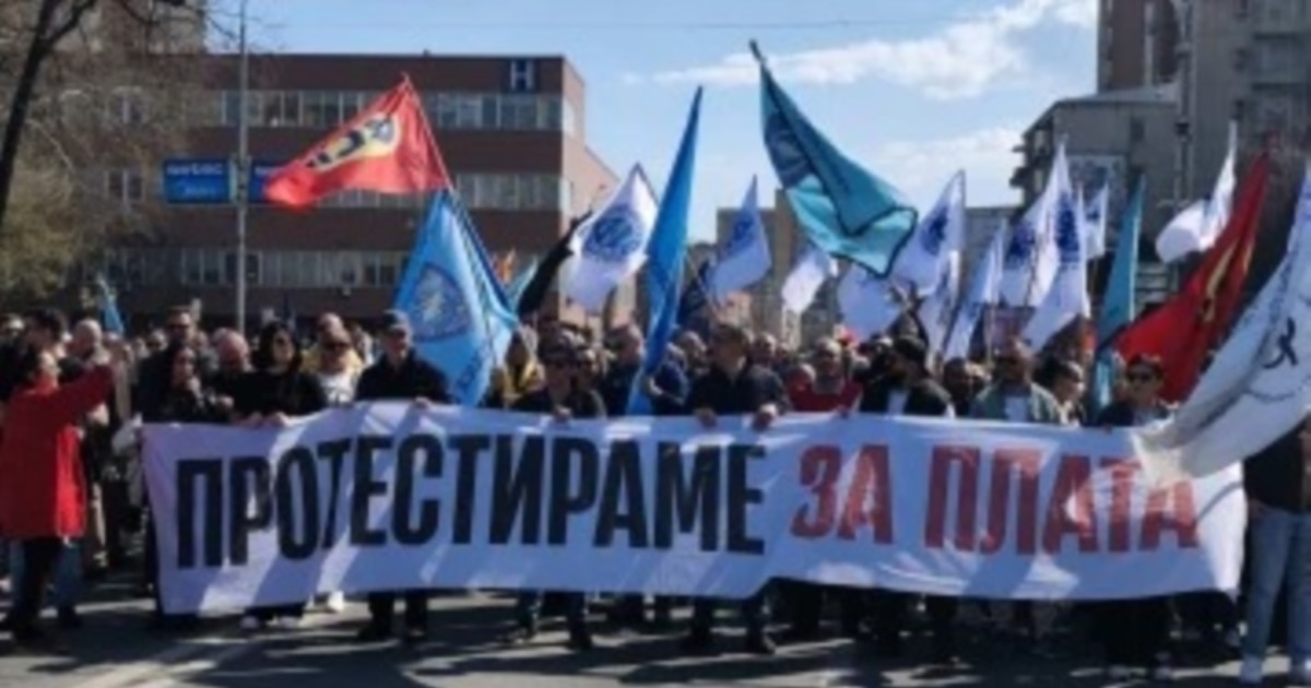 Работниците на протест за повисоки плати: Не ви се плашиме, ќе дојдеме пак
