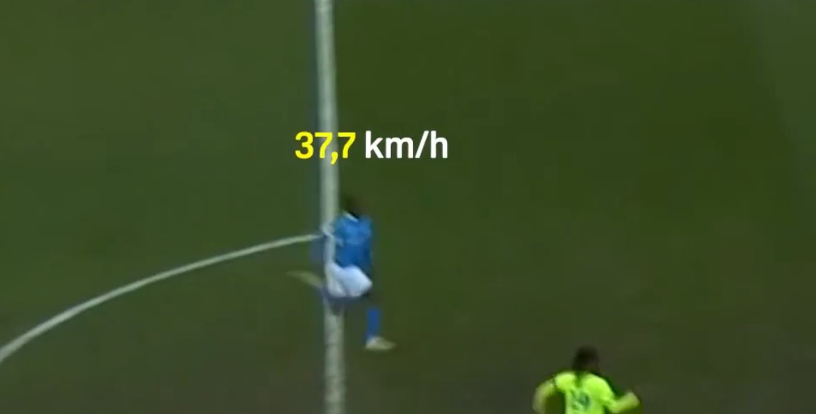 Викендов падна нов рекорд – ова е најбрзиот спринт некогаш забележан во европскиот фудбал! (ВИДЕО)