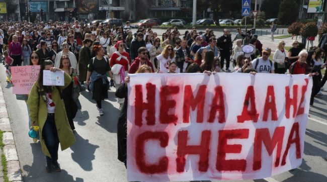 КАКО ДА СЛАВИМЕ 8 МАРТ КОГА ЖЕНИТЕ СЕКОЈДНЕВНО СЕ БОРАТ ЗА ОПСТАНОК, РЕКОА АКТИВИСТКИТЕ НА МАРШОТ ВО СКОПЈЕ