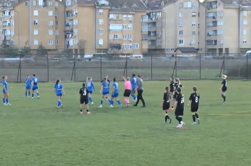 Скандал: Фудбалерките на Љуботен го напуштија теренот по поништен гол (ВИДЕО)