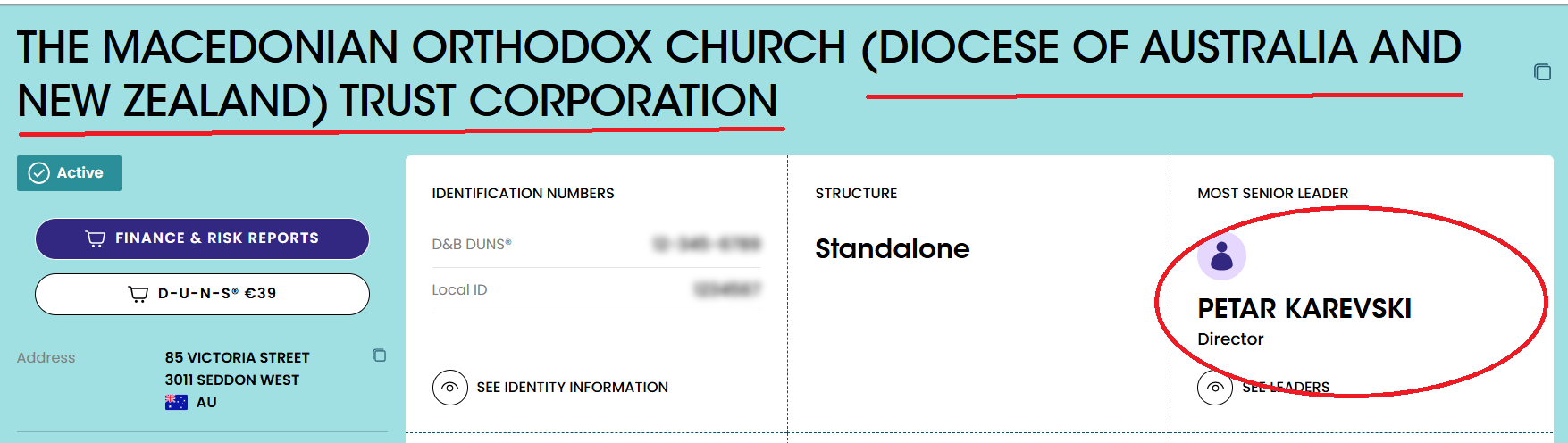 Кои лични имоти префрлил владиката Петар и на која епархија во Австралија?