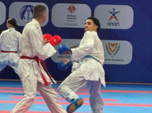 Матеј Белистојаноски во осумте најдобри каратисти на Премиер лигата во Рим