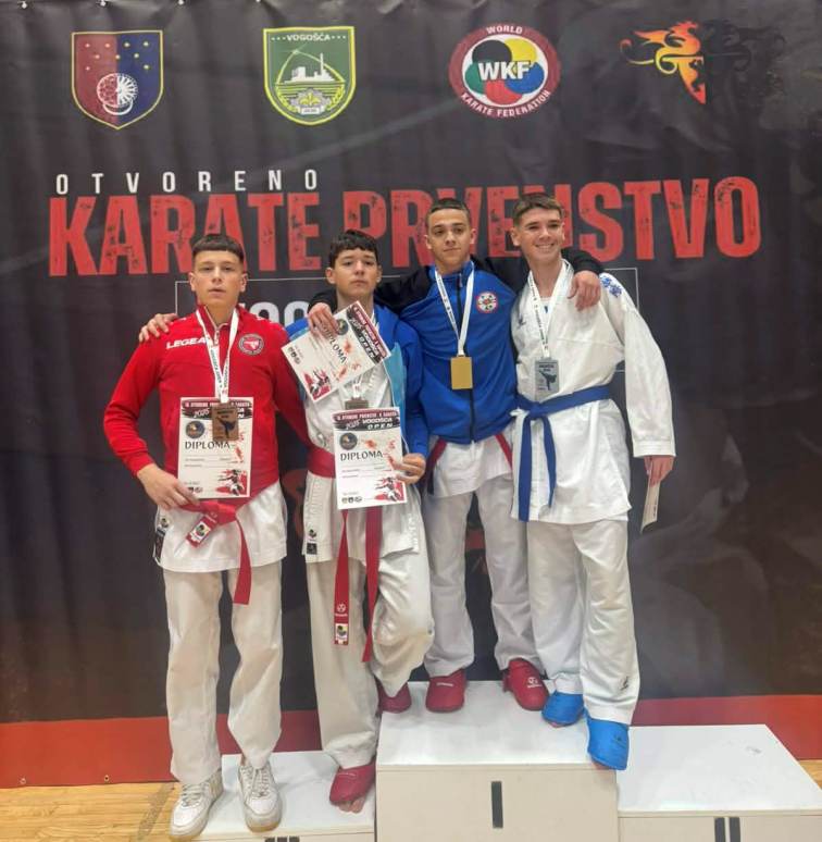 Сребрен медал за Дарин Куртановиќ на „Златен појас“ во Чачак