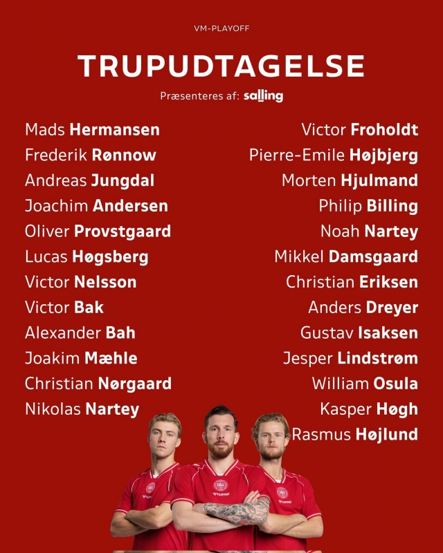 Данците го открија составот за Македонија: Без Шмајхел, но со голгетерот на Бодо