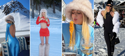 Моделот Елена Ѓорговска на луксузно зимување во Франција – шопинг во Dior, ручек со поглед на Алпите
