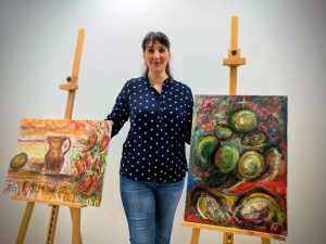 Ретроспективна изложба на слики од Ита ТС Арт синоќа беше  отворена  во Ликовната галерија на ЦК „Марко Цепенков“