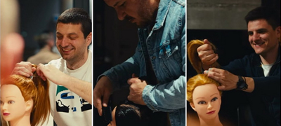 Браво! Татковци од Македонија учат да плетат плетенки за своите ќерки – видео што топи срцa