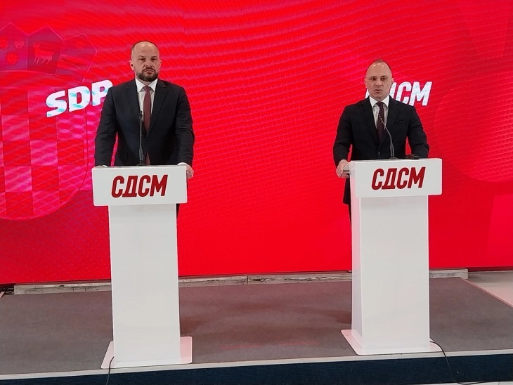 Прес-конференција на лидерите на СДСМ и хрватската Социјалдемократска партија (во живо)